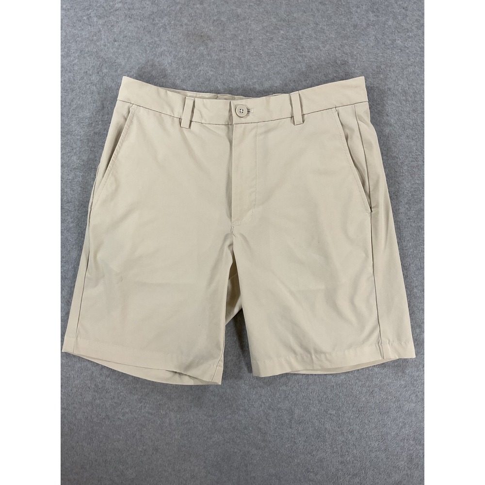 Vineyard Vines Mens Khaki Performance Golf Shorts Size 30 Stretch 8 Inseam 2717